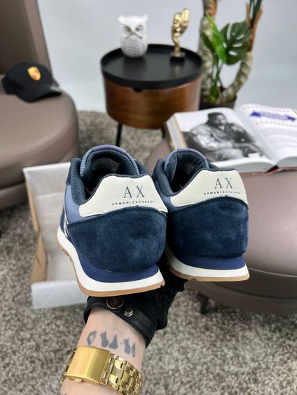 Чоловічі кросівки Exchange AX Navy White замша , текстиль , В'єтнам 43 27,5 | Зображення 4