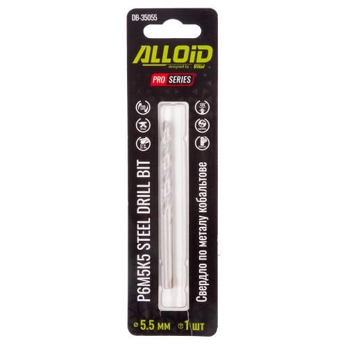 Alloid Pro. Свердло по металу кобальтове 5,5мм Р6М5К5 | Зображення 2