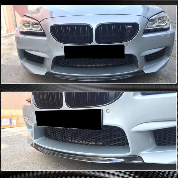 Накладка на передній бампер Lip V2 (для M6, Карбон) для BMW 6 F12/F13/F06 2011-2018 рр | Зображення 3