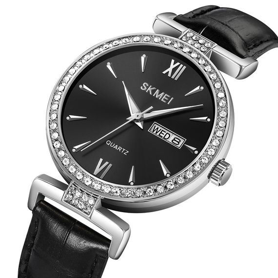 Годинник S2kmei 2090SIBK Silver-Black | Зображення 1