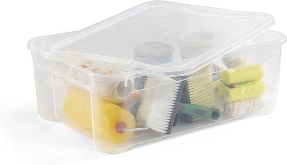 Контейнер для хранения пластиковый с крышкой Curver (Курвер) T box 32 л (00697) Прозрачный | Зображення 6