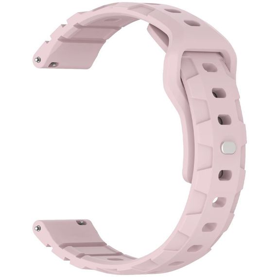 Силіконовий ремінець Defense для Smart Watch 20mm Light Pink | Зображення 1