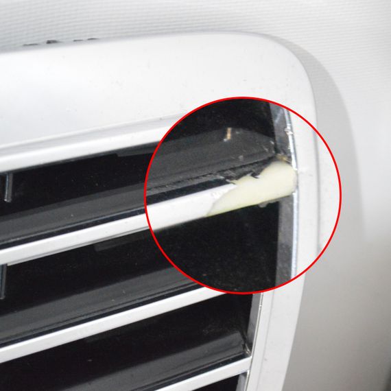 Решітка радіатора Mercedes W211 2002-2006 дорестайл Решітка переднього бампера Мерседес в211 A2118800583 | Зображення 3