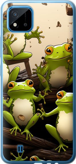 Чехол на Realme C11 2021 Жабки "5656u-2485-17620"