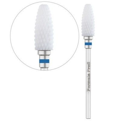 Фреза керамическая кукуруза синяя Formula Profi (диаметр 6мм / рабочая часть 14,5мм)