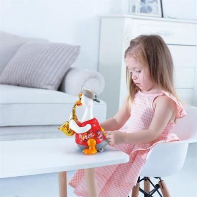 Развивающая игрушка Hola Toys Гусь-саксофонист, красный (6111-red) | Зображення 3