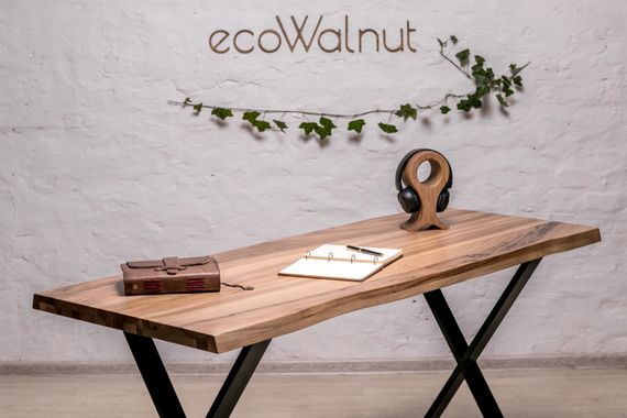 Ореховый стол EcoWalnut с живыми краями в размере L | Зображення 5