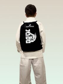 Чорний рюкзак-мішок TM KINTAYO серія JUDO