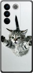 Чехол на Vivo S16 Pro Летящий котёнок "2322u-3123-17620"