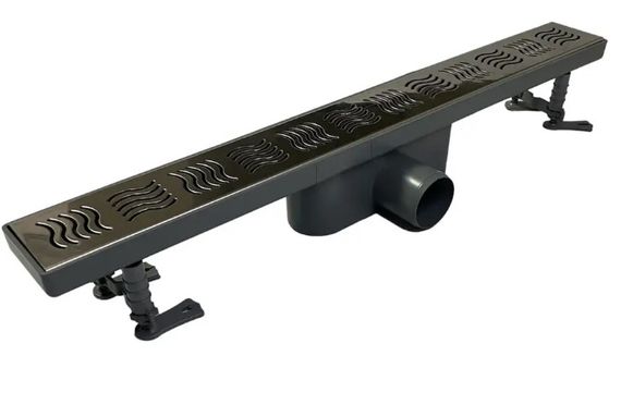 Душевой канал Maxiflow Classic Line 60 см решетка Волна 4012.0Y050K.060.1 | Зображення 6