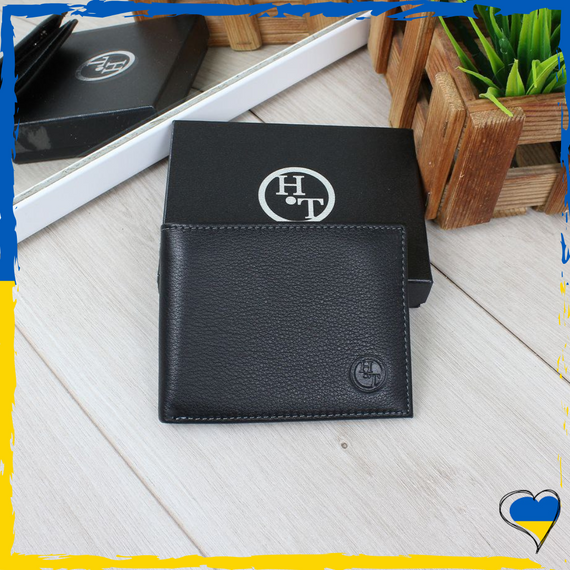 Чоловічий гаманець з натуральної шкіри. Кошелек мужской кожаный