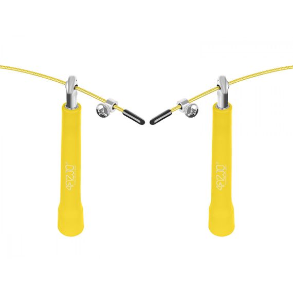 Скакалка 4FIZJO швидкісна для кросфіту Standard+ Yellow 4FJ0184 (P-5907739311535) | Зображення 2