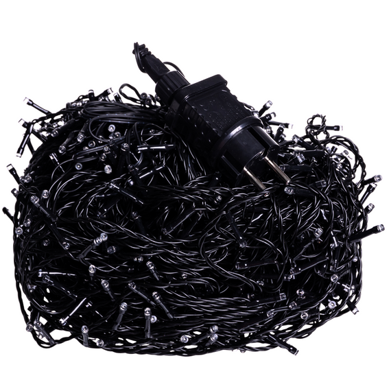 Світлодіодна гірлянда «Різдвяна фея» 100 м, 1000 LED, чорний дріт, IP65 | Зображення 2