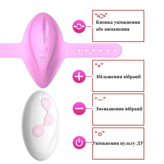 Многофункциональный вибратор в трусики розового цвета (USB) | Зображення 6