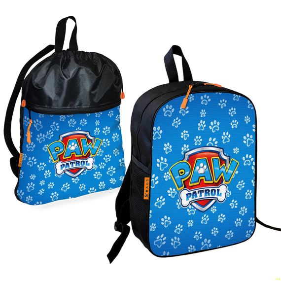Школьный рюкзак детский Щенячий патроль + Сумка для обуви спортивной формы рюкзак-мешок мальчику (01904)