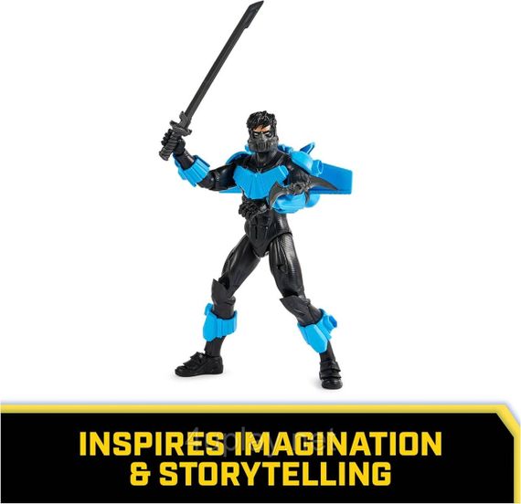 Оригинал DC Comics Batman Adventures Nightwing Бэтмен 30 см игровая фигурка Найтвинг с комплектом брони | Зображення 5