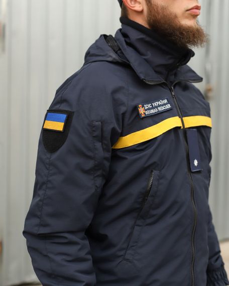 Куртка ветровка Patrol для ГСЧС на сетке синяя | Зображення 4