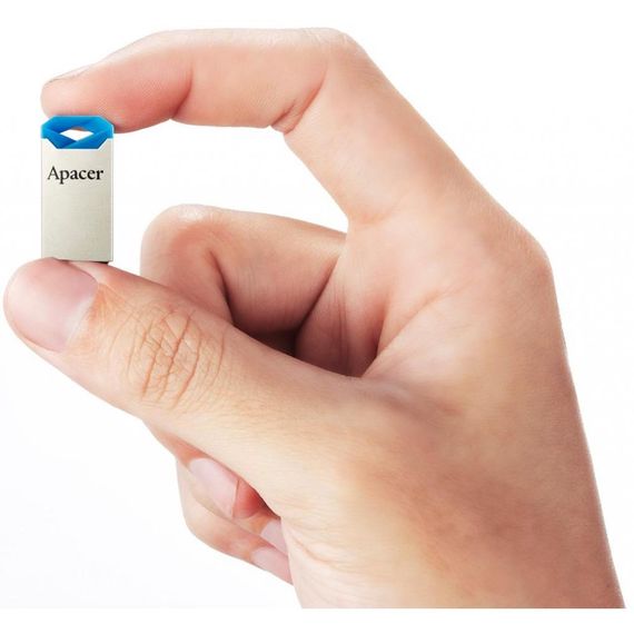 USB флеш накопичувач Apacer 64GB AH111 Blue USB 2.0 (AP64GAH111U-1) | Зображення 4