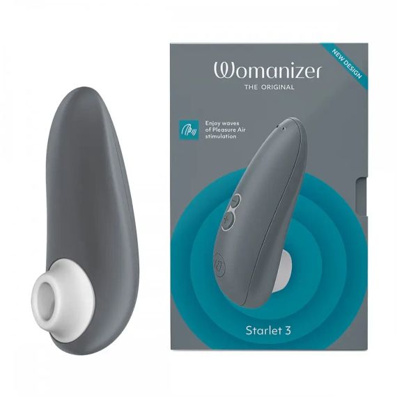 Вакуумний кліторальний стимулятор Womanizer Starlet 3 Gray Sex Aura