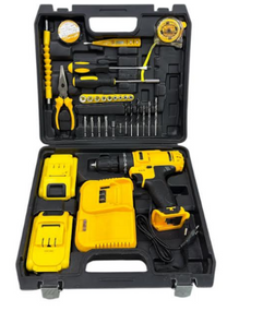 Шуруповерт акумуляторний 24V OP Tool Set з набором інструментів, 2 АКБ 1300mAh, ART-5043