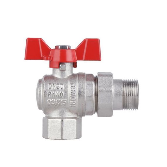 Кран кульовий "Американка" SD Forte 3/4" кутовий SF221W20 | Зображення 4