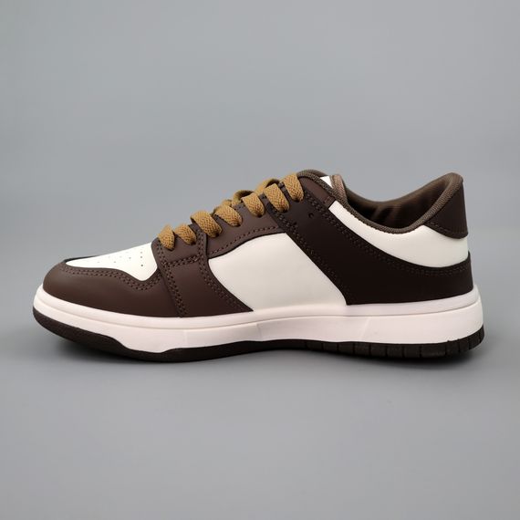 Кеди чоловічі 589584 Білі коричневі 40 41 42 43 44 45 | Зображення 2