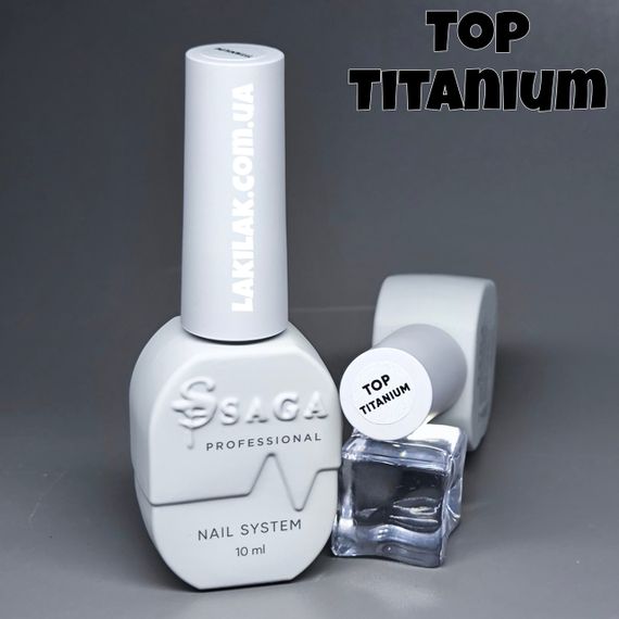 Топ SAGA Titanium без липкого слоя 9мл (без УФ фильтру) | Зображення 2