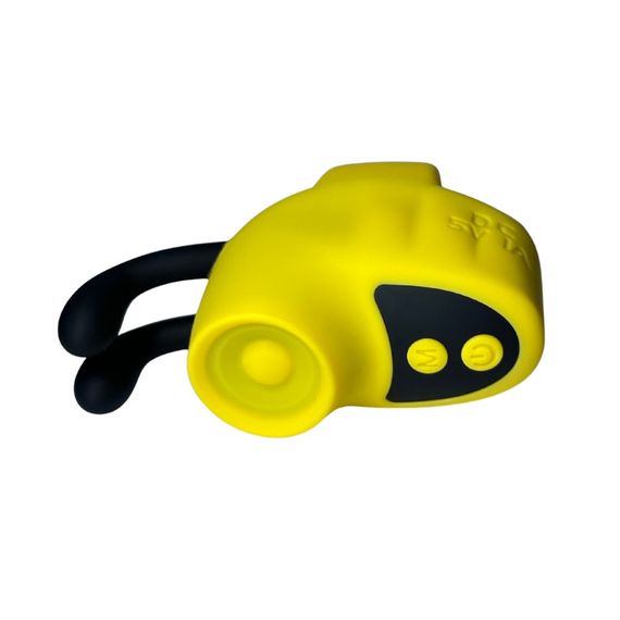 Вибратор на палец Passion Play в виде пчёлки, жёлтый, 12 режимов вибрации, 5.6 × 3.6 см sexstyle | Зображення 4