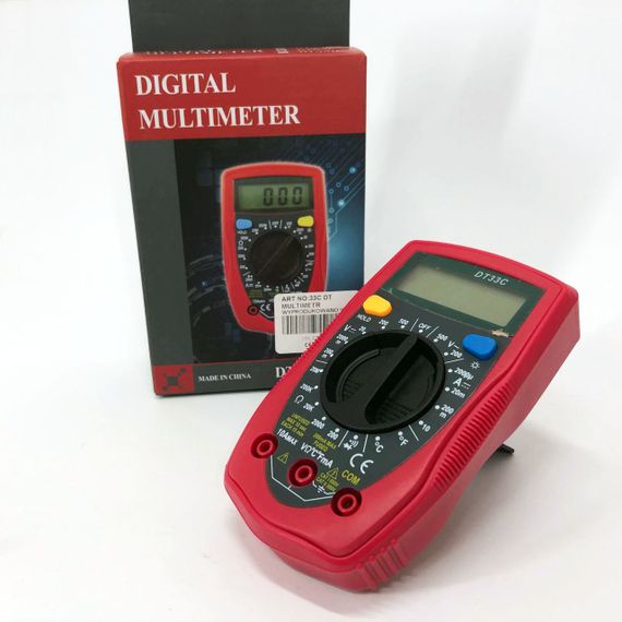 Качественный мультиметр 33 C DT DIGITAL, Мультиметр с защитой, SH-174 Тестеры электроизмерительные | Зображення 6