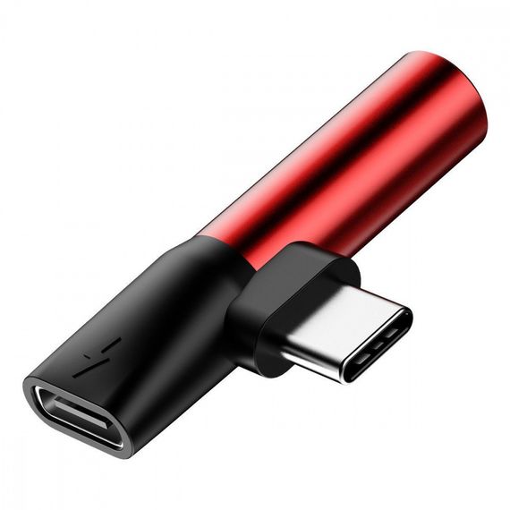 Перехідник AUX Baseus L41 Type-C to Type-C + 3.5mm | Зображення 3
