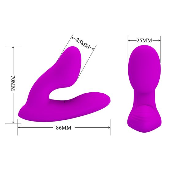 Вибромассажер PRETTY LOVE - Melvin, 12 vibration functions Memory function Wireless remote control sexstyle | Зображення 2