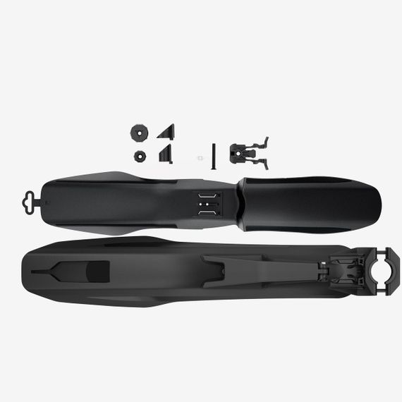 Комплект крил для гірського велосипеда V3 26"- 27,5"- 29" жорсткі чорні - Без розміру | Зображення 1