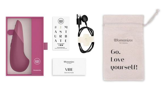 Мини-вибратор Womanizer Vibe Dusky Pink, 3 авторежима + 10 уровней интенсивности | Зображення 6