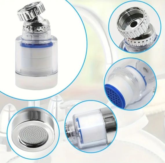 Водоощадна насадка на кран із фільтром-очисником, аератор, барботер | Зображення 9