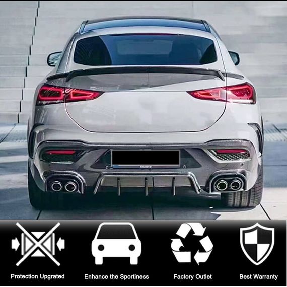 Спойлер (Карбон) для Mercedes GLE coupe C167 2019- гг | Зображення 1