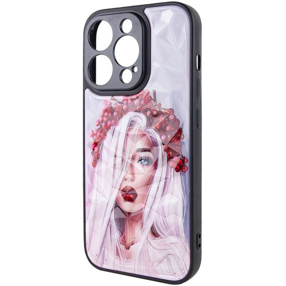 TPU+PC чохол Prisma Ladies для Apple iPhone 14 Pro (6.1") TPU+PC, Ukrainian Girl | Зображення 2