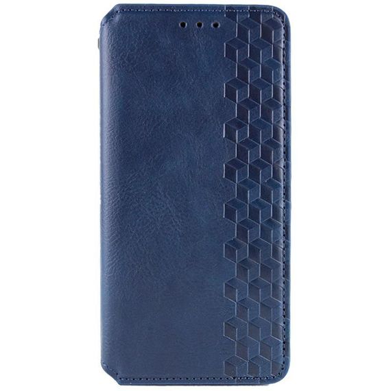 Шкіряний чохол-книжка GETMAN Cubic (PU) для Apple iPhone 12 Pro / 12 (6.1") Синій
