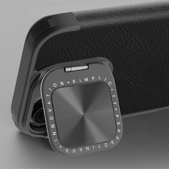 Шкіряний чохол-книжка Nillkin Qin Prop для Apple iPhone 16 (6.1") Black | Зображення 4