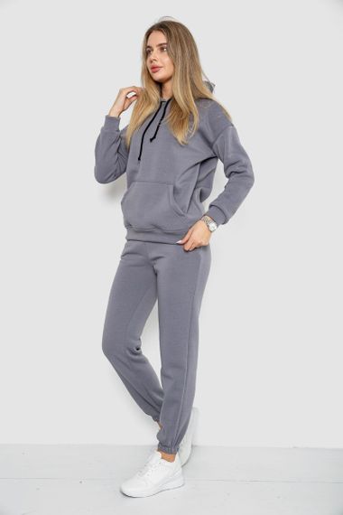 Спорт костюм жіночий на флісі, колір сірий, 241R1530 | Зображення 1