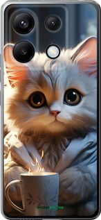 Чохол на Xiaomi Poco X6 Білий кіт "5646u-3678-2448"
