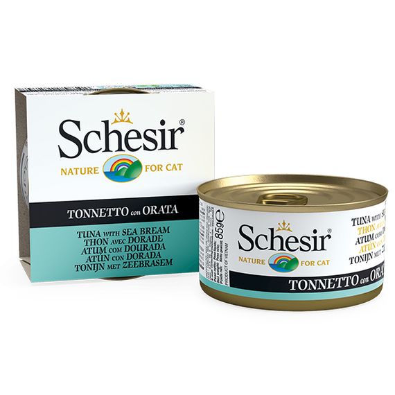 Корм Schesir Tuna with Dorada Can вологий з тунцем та дородо 85 гр