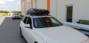 Перемички на рейлінги з ключем Wingbar V2 (2 шт) Сірий для BMW 5 серія F-10/11/07 2010-2016рр