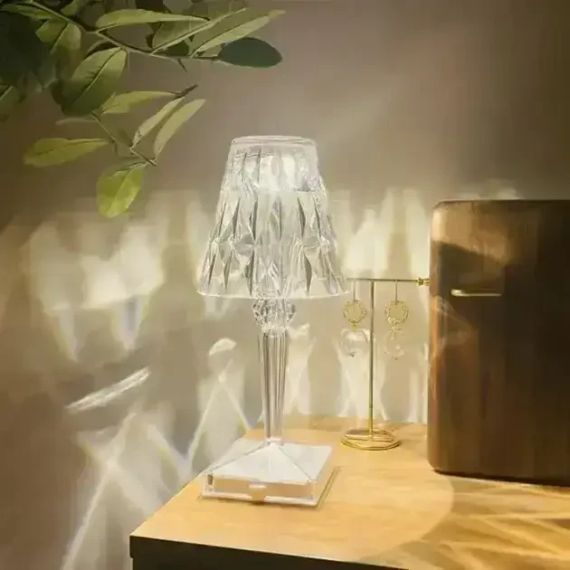 УЦІНКА! Декоративний LED світильник нічник Diamond light Діамант (Плохе паковання 3037) | Зображення 5