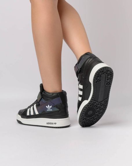 Жіночі кросіки A-as Forum 84 Mid Black Hameleon W , В'єтнам , весна / літо / осінь 41 (26,5 см) | Зображення 2
