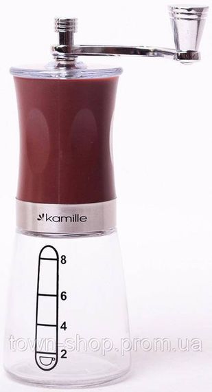 Кофемолка Kamille механическая с мерной шкалой KM-7026 | Зображення 2