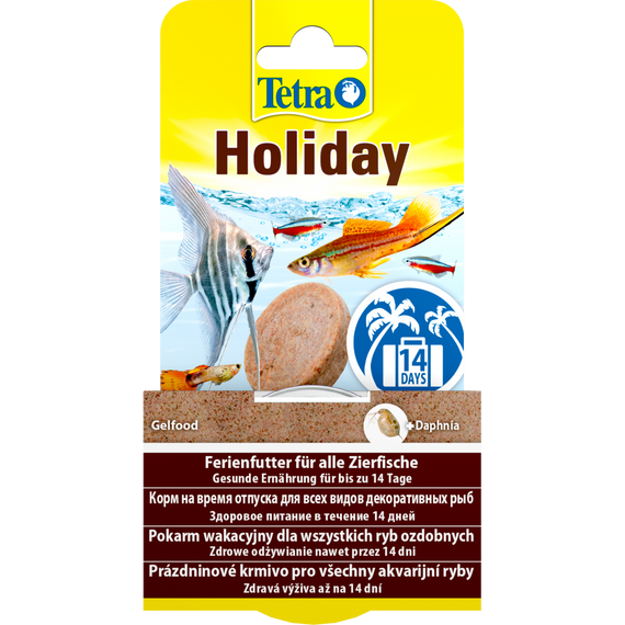 Корм Tetra Min Holiday для акваріумних рибок на період тривалої відсутності блок 30 г