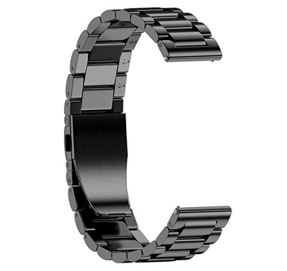 Металевий ремінець Primo для годинника Samsung Galaxy Watch Active (SM-R500) / Active 2 (SM-R820/R830) - Black | Зображення 1