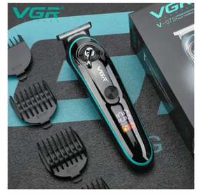 Профессиональный триммер для бороды и усов VGR V-075 ∙ Машинка VGR V-07 для стрижки волос и бороды