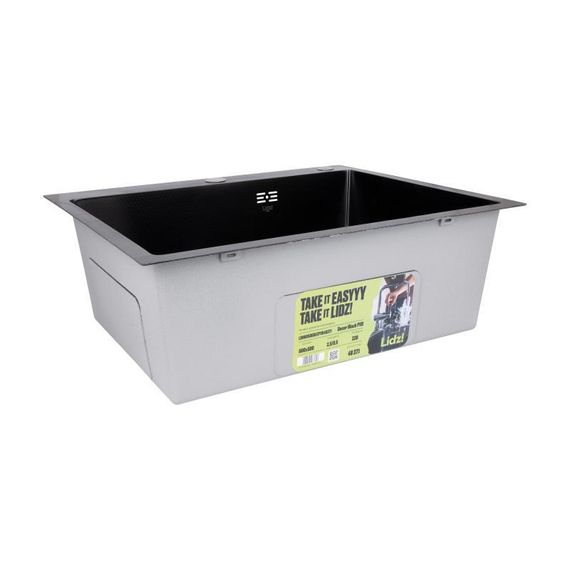 Lidz Handmade H6050HB Мойка для кухни интегрированная Decor Black PVD Honeycomb 2,5/0,5 мм LDH6050BDECPVD48371 | Зображення 3