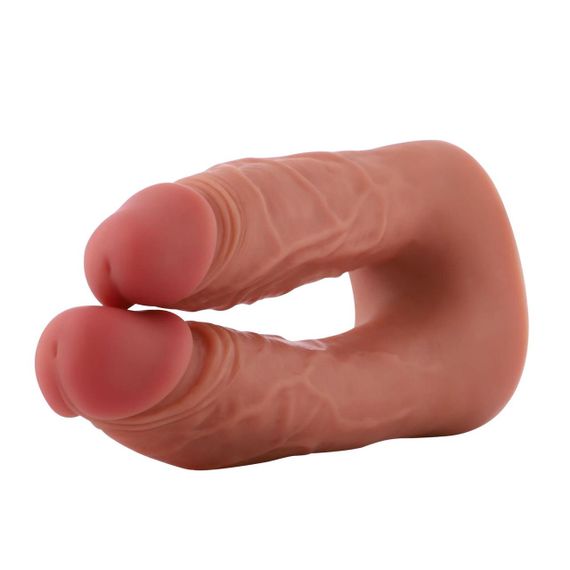 Подвійний фалоімітатор для секс-машин Hismith Silicone Double Penetrator Dildo, система KlicLok Sex Aura | Зображення 5